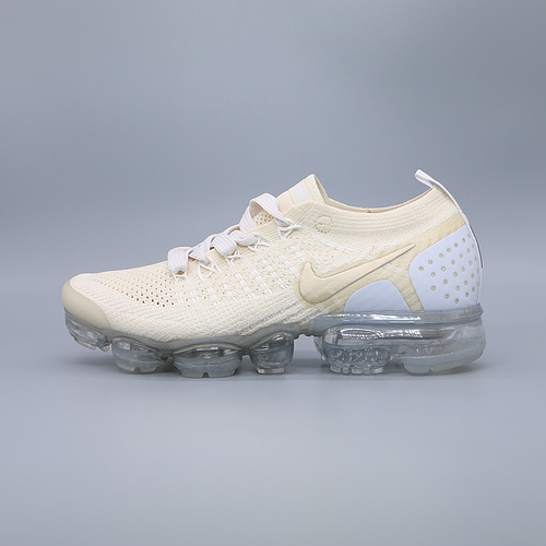 _2018 second-generation _pale yellow_ real label nike Air VaporMax Flykni36 36.5 38 38.5 39 _color number 942843-201-02a958bc